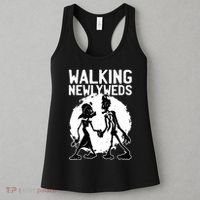 Zombie Walking Newlyweds Women's Tank Top thumb 3