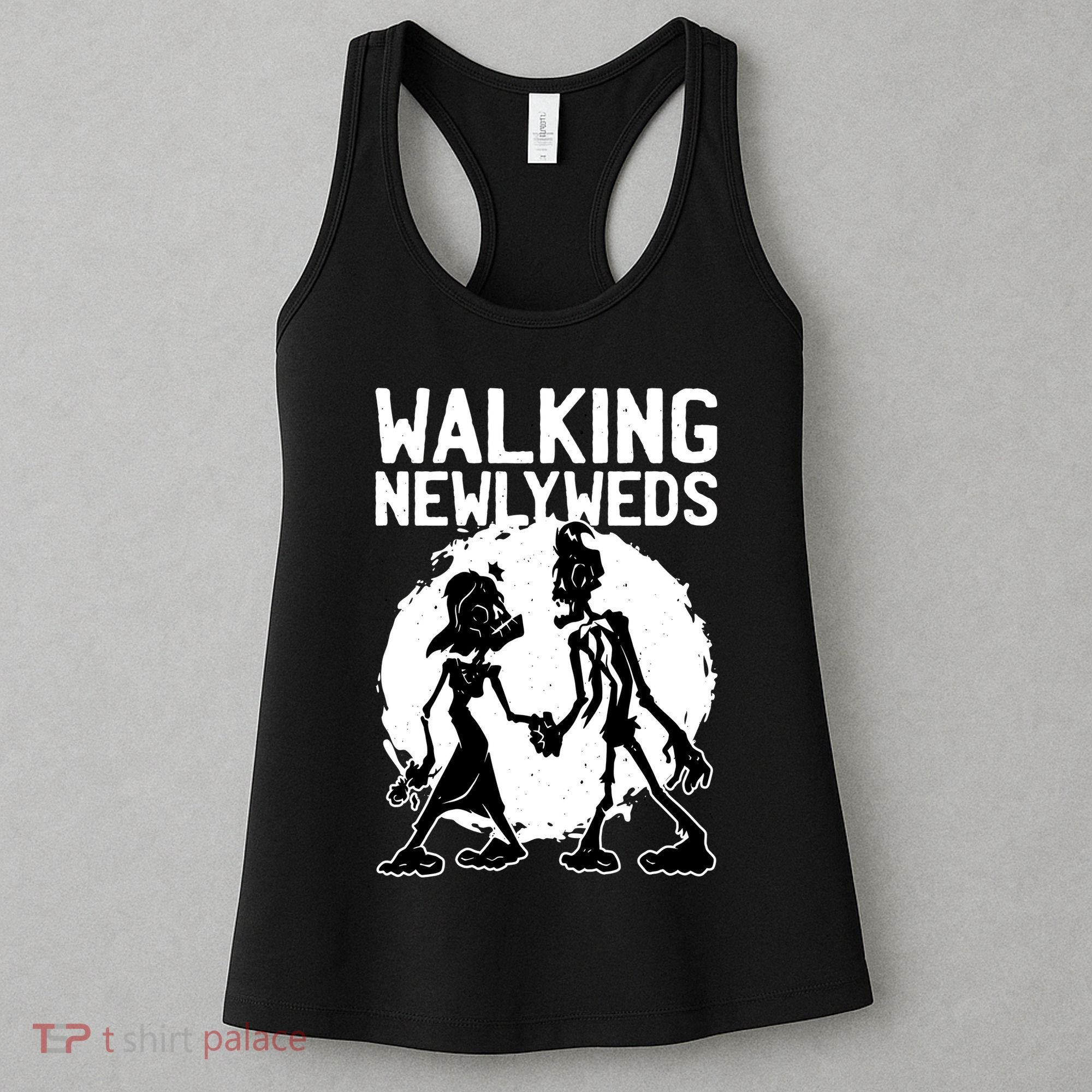 Zombie Walking Newlyweds Women's Tank Top