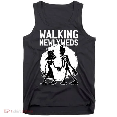 Zombie Walking Newlyweds Tank Top