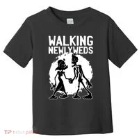 Zombie Walking Newlyweds Toddler T-Shirt thumb 0