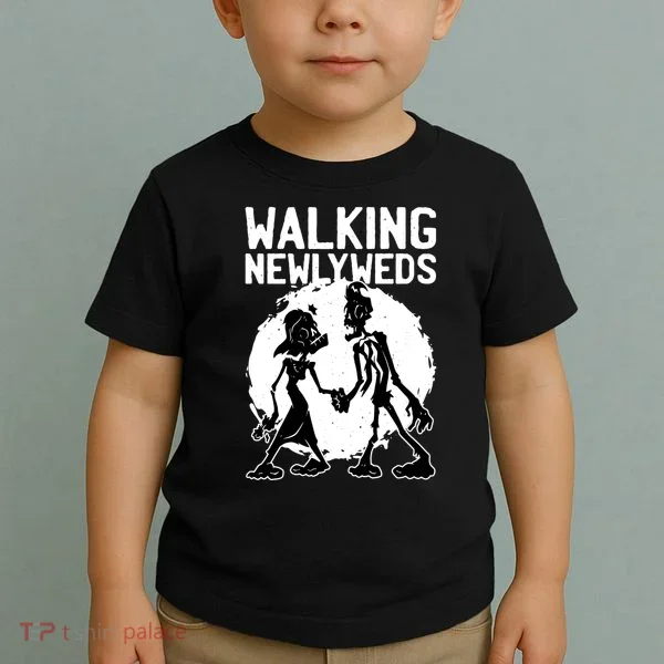 Zombie Walking Newlyweds Toddler T-Shirt