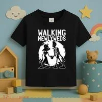 Zombie Walking Newlyweds Toddler T-Shirt thumb 3