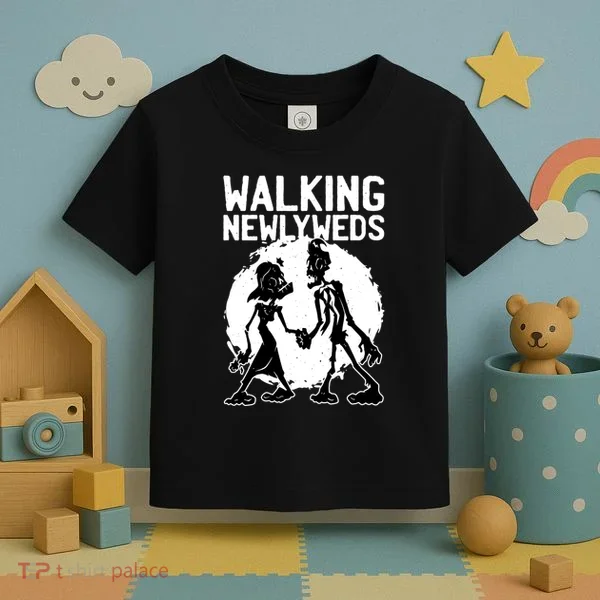 Zombie Walking Newlyweds Toddler T-Shirt