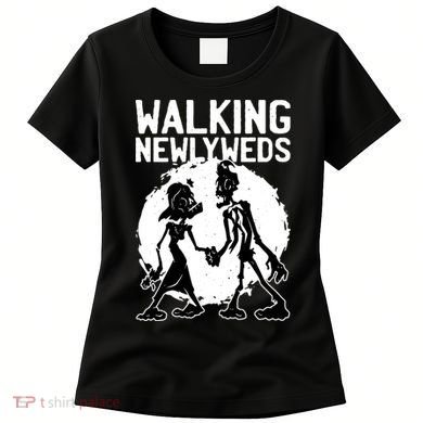 Zombie Walking Newlyweds Women's T-Shirt