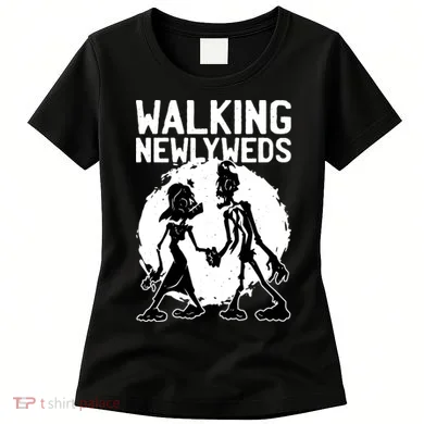Zombie Walking Newlyweds Women's T-Shirt