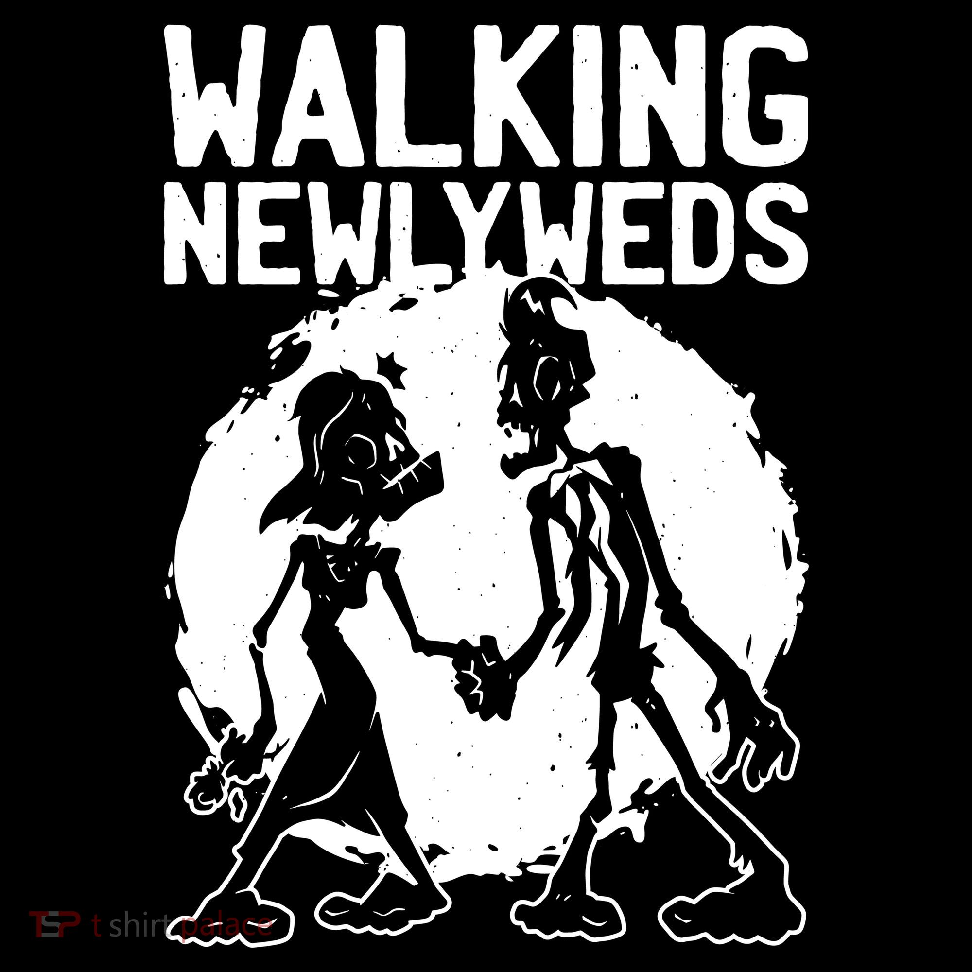Zombie Walking Newlyweds Women's T-Shirt