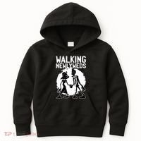 Zombie Walking Newlyweds Kids Hoodie thumb 0