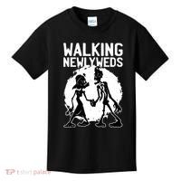 Zombie Walking Newlyweds Kids T-Shirt thumb 0