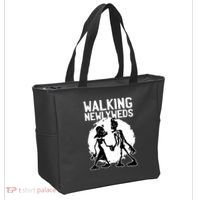 Zombie Walking Newlyweds Tote Bag thumb 2