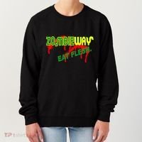 Zombie Way Eat Flesh Women's Sweatshirt thumb 0