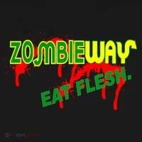 Zombie Way Eat Flesh Button thumb 1