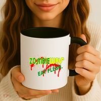 Zombie Way Eat Flesh Coffee Mug thumb 3