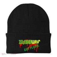 Zombie Way Eat Flesh Beanie thumb 0