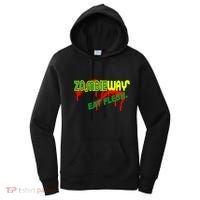 Zombie Way Eat Flesh Women's Hoodie thumb 0