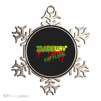 Zombie Way Eat Flesh Ornament