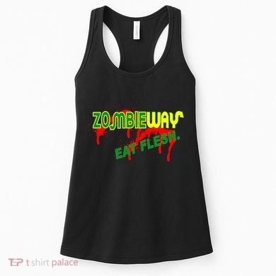 Zombie Way Eat Flesh Women's Tank Top