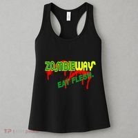 Zombie Way Eat Flesh Women's Tank Top thumb 3
