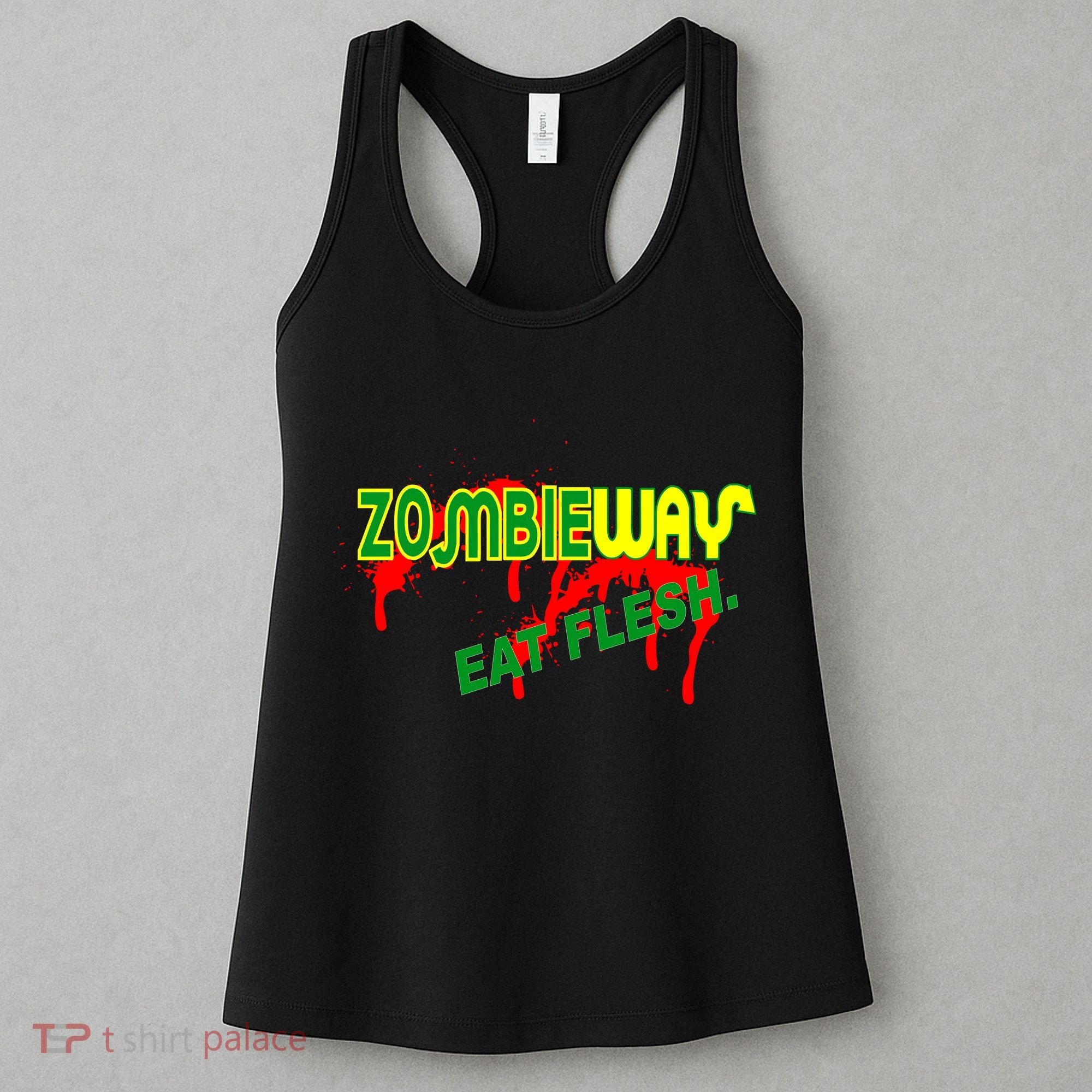 Zombie Way Eat Flesh Women's Tank Top