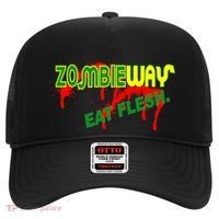 Zombie Way Eat Flesh Hat thumb 0