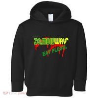 Zombie Way Eat Flesh Toddler Hoodie thumb 0