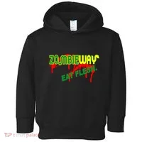 Zombie Way Eat Flesh Toddler Hoodie thumb 0