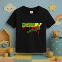 Zombie Way Eat Flesh Toddler T-Shirt thumb 3