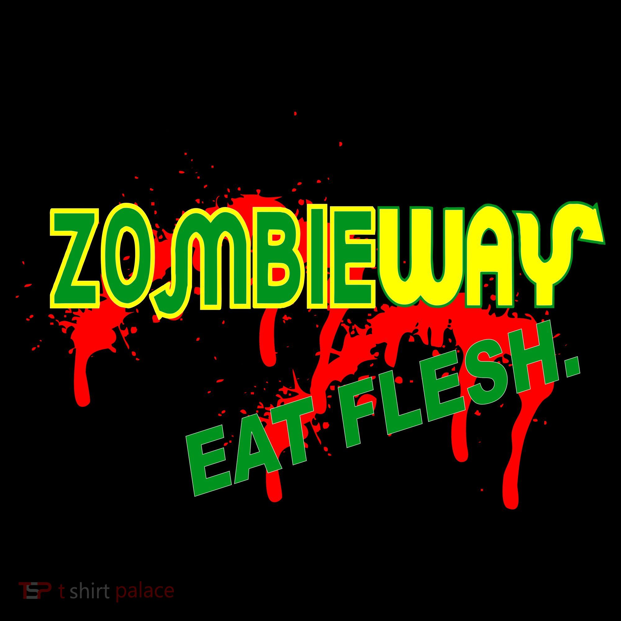 Zombie Way Eat Flesh Women's Long Sleeve Shirt