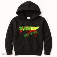 Zombie Way Eat Flesh Kids Hoodie thumb 0