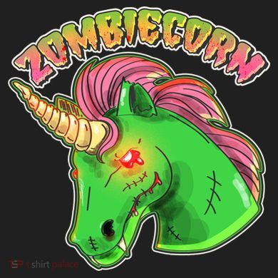 Zombiecorn Zombie Unicorn Comfort Colors T-Shirt