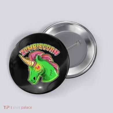 Zombiecorn Zombie Unicorn Button