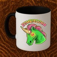 Zombiecorn Zombie Unicorn Coffee Mug thumb 2