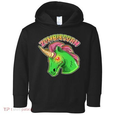 Zombiecorn Zombie Unicorn Toddler Hoodie