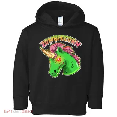 Zombiecorn Zombie Unicorn Toddler Hoodie