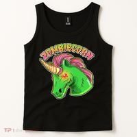 Zombiecorn Zombie Unicorn Tank Top thumb 2