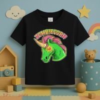 Zombiecorn Zombie Unicorn Toddler T-Shirt thumb 3
