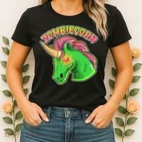 Zombiecorn Zombie Unicorn Women's T-Shirt thumb 2