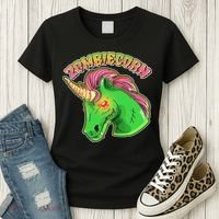 Zombiecorn Zombie Unicorn Women's T-Shirt thumb 3