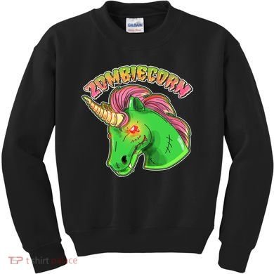 Zombiecorn Zombie Unicorn Kids Sweatshirt