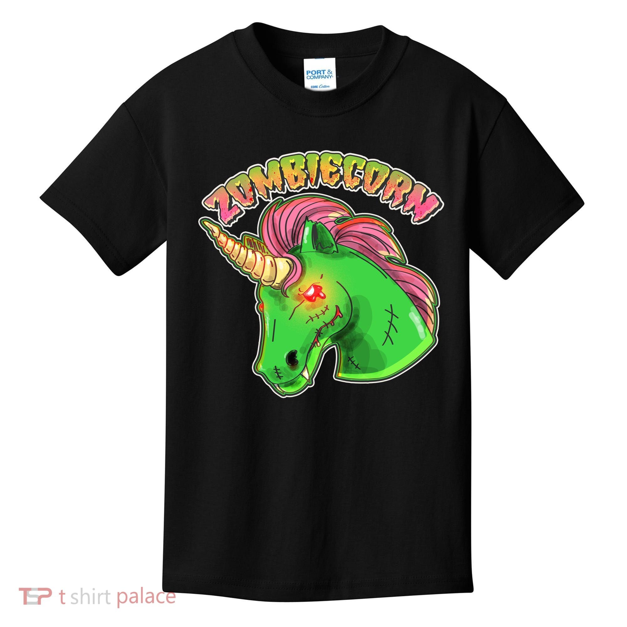 Zombiecorn Zombie Unicorn Kids T-Shirt