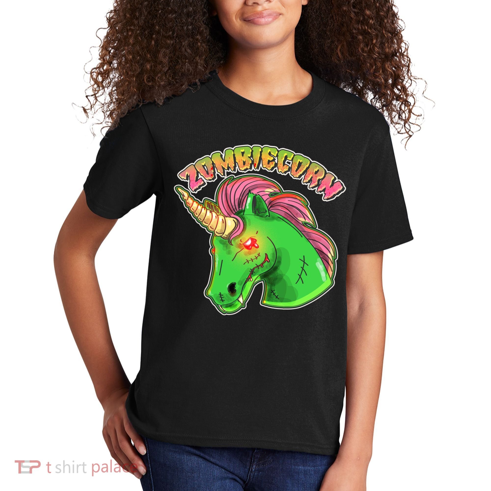 Zombiecorn Zombie Unicorn Kids T-Shirt