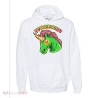 Zombiecorn Zombie Unicorn Comfort Colors Garment-Dyed Hooded Sweatshirt thumb 0