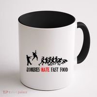 Zombies Eat Brains You'll Be Fine Coffee Mug thumb 1