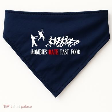 Zombies Eat Brains You'll Be Fine USA-Made Doggie Bandana