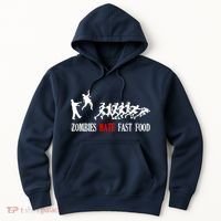 Zombies Eat Brains You'll Be Fine Hoodie thumb 0