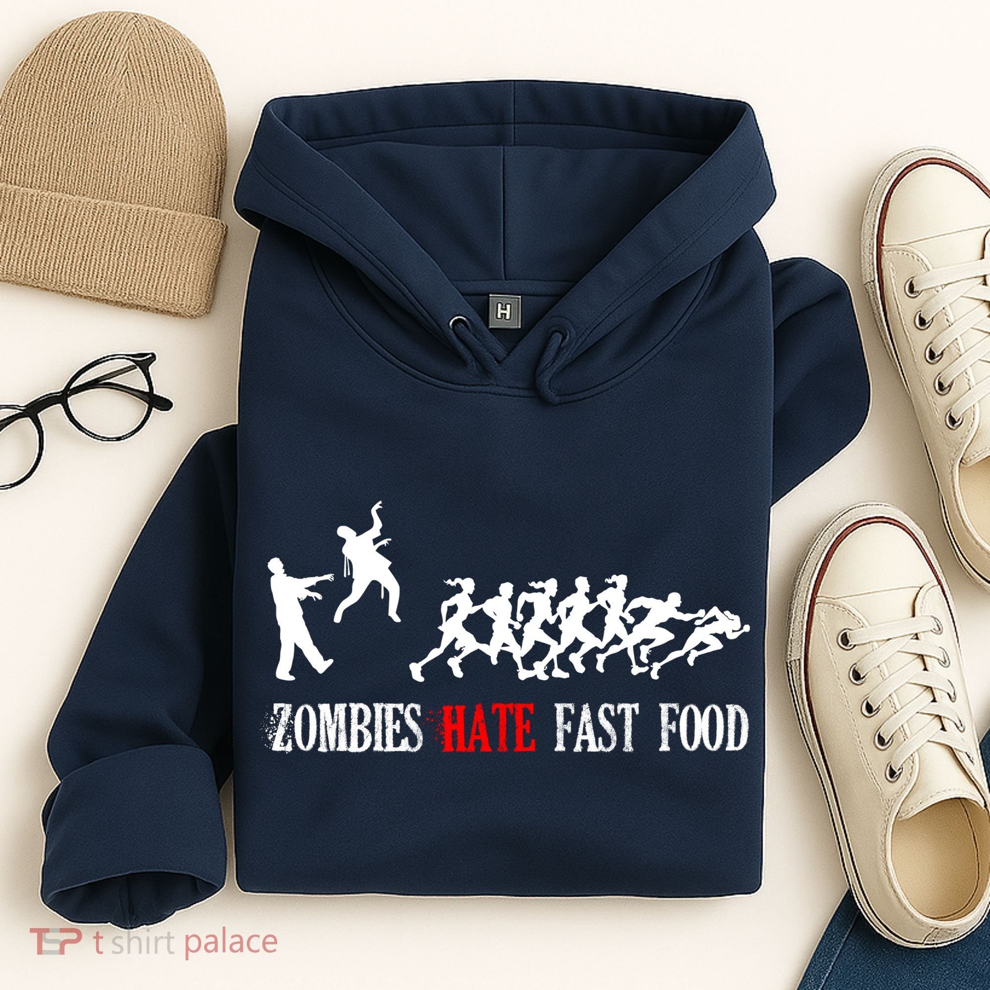 Zombies Eat Brains You'll Be Fine Hoodie