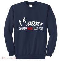 Zombies Eat Brains You'll Be Fine Sweatshirt thumb 0