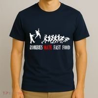 Zombies Eat Brains You'll Be Fine T-Shirt thumb 3
