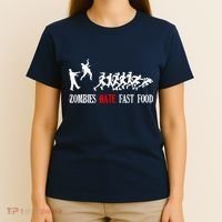 Zombies Eat Brains You'll Be Fine T-Shirt thumb 4