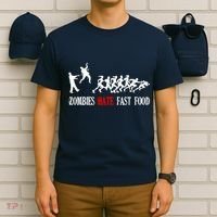 Zombies Eat Brains You'll Be Fine T-Shirt thumb 6