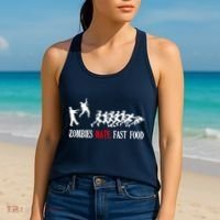 Zombies Eat Brains You'll Be Fine Women's Tank Top thumb 2